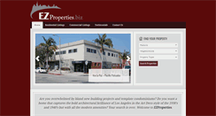 Desktop Screenshot of ezproperties.biz