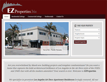 Tablet Screenshot of ezproperties.biz